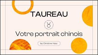 TAUREAU ♉ votre Portrait Chinois by Christine Haas [upl. by Akena]