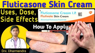 flutivate skin cream  fluticasone cream ip  fluticasone propionate cream uses how to use [upl. by Lepley392]