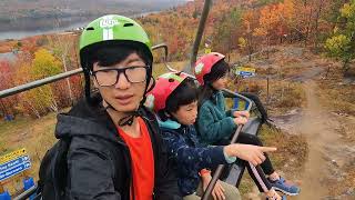 MontTremblant 2023 Gondola and Luge Thanksgiving Fall Colours [upl. by Dry]