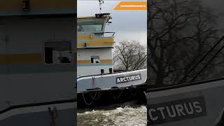 Duwboot Arcutrus ampduwbak Vos10 AmsterdamRijnkanaal binnenvaart wereldvandebinnenvaart scheepvaart [upl. by Melentha]