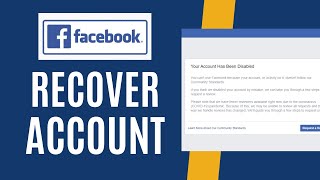 facebook disabled account recovery [upl. by Yolande]