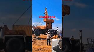 Crane Fails Compilations fails constructionfails construction failsoftheweek failsvideo skills [upl. by Ayoral]