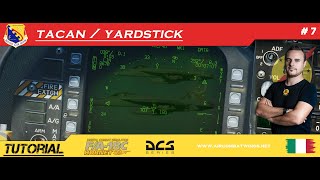 DCS FA18C Hornet Tutorial  TACAN  YARDSTICK ITA 7 [upl. by Erdua793]