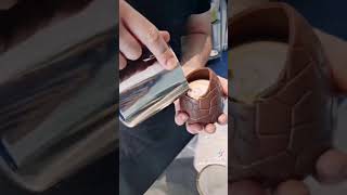 Eggspresso Latte Art  Chocolate Easter Egg Latte [upl. by Arod561]