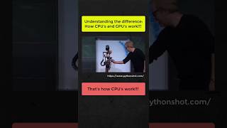 CPU vs GPU pythonshot ai cpu gpu machinelearning shorts [upl. by Berg]