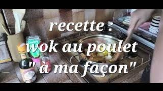 recette wok poulet degustabox [upl. by Calypso]