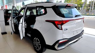 First Look  2023 KIA CARENS 15L SUV 6 Seats  White Color [upl. by Analra]