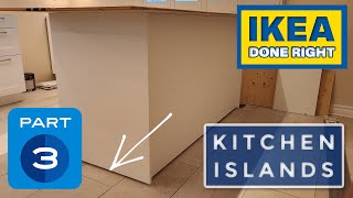 Ikea Kitchen Hack Make The Island Float With This Easy Tutorial [upl. by Anivram]