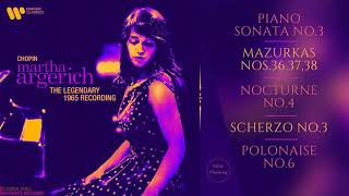 Chopin by Martha Argerich  Piano Sonata No3 Scherzo No3 Polonaise Heroique refrec1965 [upl. by Bohman]