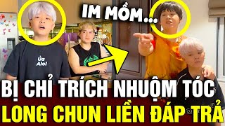 Nhuộm đầu tóc BẠCH KIM ĂN TẾT bị phán xét hư hỏng anh trai LONG BÉ liền ĐÁP TRẢ Tin Nhanh Official [upl. by Bronder]