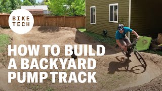 How to build a backyard pump track [upl. by Zere]