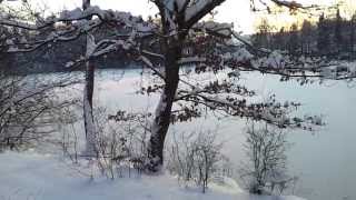 Panoramablick FuchstalLeeder und Winteridylle am Weldener Weiher [upl. by Asil]