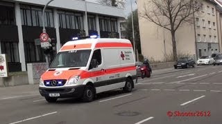 Verschiedene RTW vom Rettungsdienst Ulm DRK Nr 19 aus Adventskalender 2012 [upl. by Oznerol]