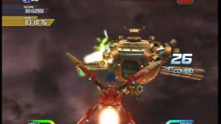 Sonic Unleashed 360  Part 46  Tails Sky Chase 2  Boss  Egg Cauldron 2 [upl. by Giustino]