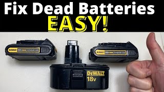 SECRET to Fix Drill Batteries that Wont Charge [upl. by Loren108]