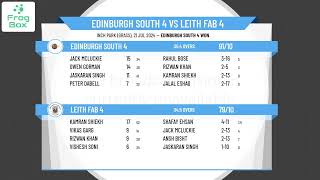 Edinburgh South 4 v Leith FAB 4 [upl. by Ahsitram682]