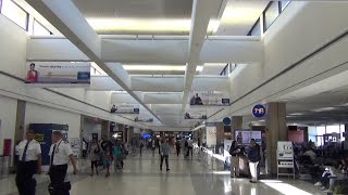 An HD Tour of LAX Los Angeles International Airport Terminals 4 5 6 7 and 8 [upl. by Aihsik]