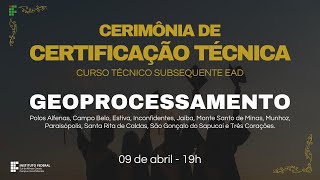 Transmissão de Cerimônia Certificação Técnica dos Cursos EAD [upl. by Hilly]