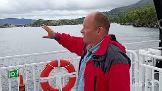 Ferryboat from Stord island in Norway [upl. by Erik993]