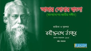 Amar Sonar Bangla  Bangladesh National Anthem  Lyrical Video [upl. by Nemrak420]