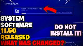 NEW PLAYSTATION 4 SYSTEM SOFTWARE VERSION 1150 RELEASED DOWNLOAD IT NOW [upl. by Yeliac725]