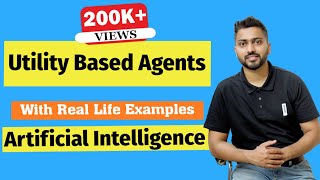 Utility Based Agents in Artificial Intelligence in Hindi with real life examples [upl. by Nallek173]