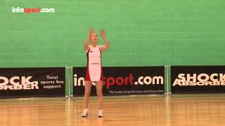 Netball Passing Drill Lob Pass [upl. by Pentha632]