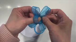 DIY Ribbon Wrist Corsage  Simple and Easy [upl. by Perrie]