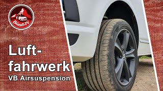 Luftfahrwerk VB Airsuspension im VW T6T61 mit Autolevel  VW California amp Vanlife  BüssliTV [upl. by Etiuqal894]