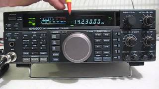 Kenwood TS450S AT ham radio transceiver [upl. by Neelhtakyram]