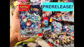 I Opened BRAND NEW Pokemon Cards EARLY Stellar Crown Prerelease Opening [upl. by Paugh]