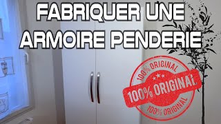 Fabriquer une armoire penderie originale 👍 [upl. by Katushka]