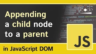 appendChild  JavaScript DOM Tutorial For Beginners [upl. by Einwahr]