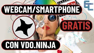 Smartphone come Webcame non solo 💥 VDO Ninja OBS [upl. by Alessandro]