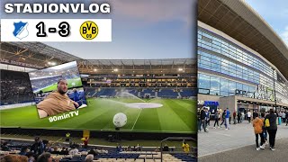 PYROSHOW DORTMUND 🔥 HOFFENHEIM NIEDERLAGE 😱  TSG Hoffenheim vs Borussia Dortmund  Stadionvlog [upl. by Monroe]