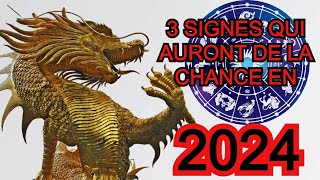 Pour quels signes du zodiaque 2024 sera une année chanceuse  3 signes qui auront de la chance [upl. by December]