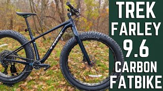 Fatbike to rule them all  2021 Trek Farley 96 Carbon 275quot Fat Bike Review and Weight [upl. by Yttocs]