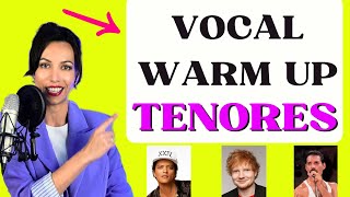 VOCAL WARM UP for TENORS Vocal exercises for TENOR [upl. by Aneeh]