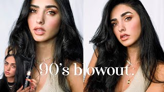 90s VOLUMINOUS  BOUNCY at home blowout  Luxx Air Pro 2 [upl. by Venterea]