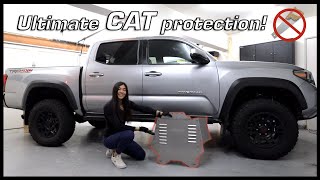 Easiest Way to PREVENT Catalytic Converter Theft From Your Tacoma 😸 All New HEAVY DUTY CatShield [upl. by Opiak]