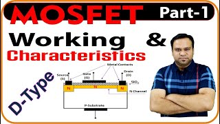 N Channel and P Channel Depletion type MOSFET Construction and Working  Electronics engineering [upl. by Vaclava]