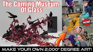 Glass Making Experience  The Corning Museum Of Glass Corning New York [upl. by Dnamra]