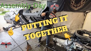 Installing subframe back onto 1969 Firebird [upl. by Callahan763]