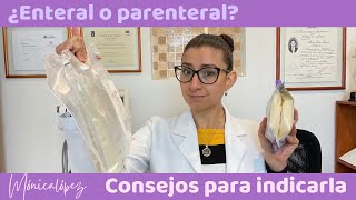 ¿Enteral o parenteral Tips para elegir la terapia nutricional [upl. by Fianna]