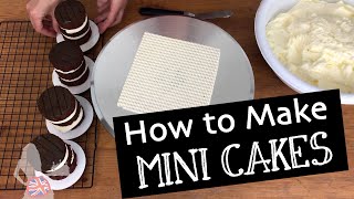 How To Make Mini Cakes  4 Tricks To Frost Mini Cakes FrustrationFree [upl. by Releyks244]