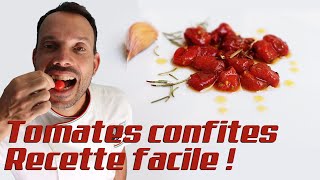 Comment réaliser des tomates confites très facilement  recette dAlain Ducasse [upl. by Zaccaria174]