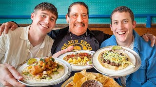 Brits try Trejos Tacos with Danny Trejo [upl. by Donaldson]