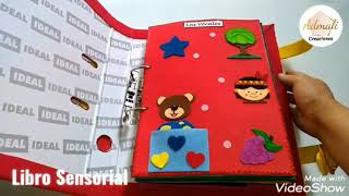 Libro Sensorial para niños de 3 a 4 años [upl. by Aniuqahs]