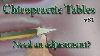 Chiropractic Tables v81 [upl. by Anotyal]