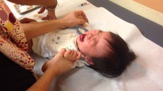 Baby Getting 1 Year Vaccination Shots [upl. by Ailasor]